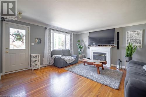 436 Ash Street, Port Colborne, ON - Indoor Photo Showing Living Room With Fireplace