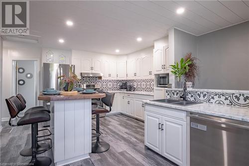 436 Ash Street, Port Colborne, ON - Indoor Photo Showing Kitchen With Double Sink With Upgraded Kitchen