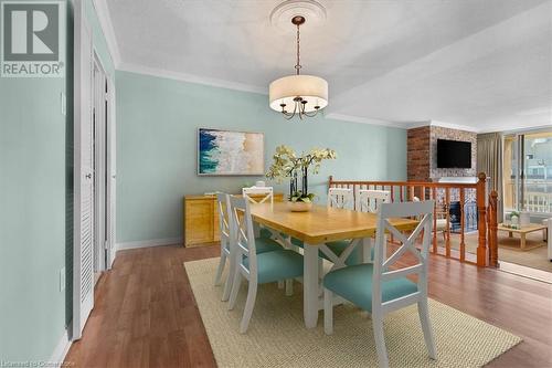 Dining Room (virtually staged) - 1359 White Oaks Boulevard Unit# 1604, Oakville, ON - Indoor Photo Showing Dining Room