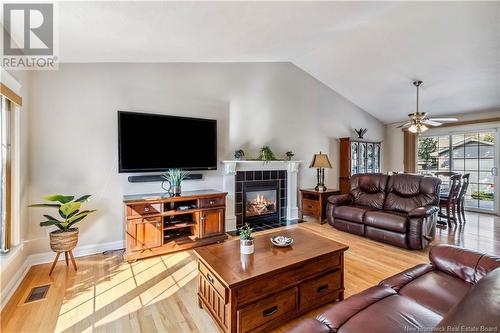 939 Muirfield Drive, Moncton, NB - Indoor Photo Showing Living Room With Fireplace