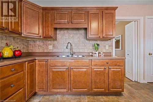 89 Belview Avenue, Hamilton, ON - Indoor Photo Showing Kitchen With Double Sink