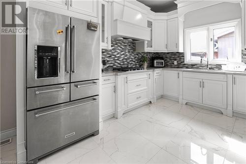 97 Old Chicopee Drive, Kitchener, ON - Indoor Photo Showing Kitchen With Double Sink