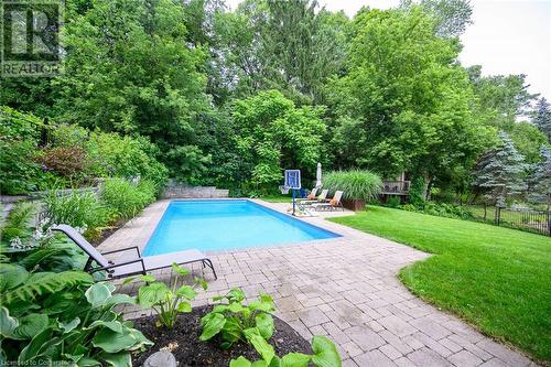 101 Hillcrest Avenue, Dundas, ON - Outdoor With In Ground Pool