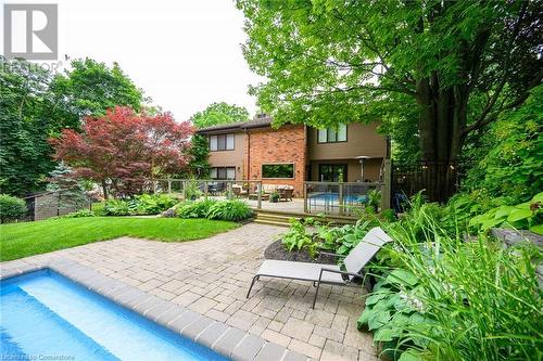 101 Hillcrest Avenue, Dundas, ON - Outdoor With In Ground Pool With Deck Patio Veranda