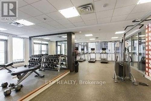 1606 - 360 Square One Drive, Mississauga (City Centre), ON - Indoor Photo Showing Gym Room