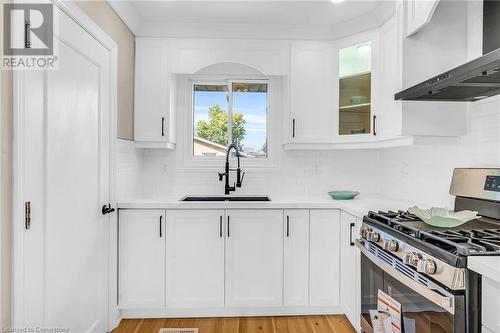 32 Miami Drive, Hamilton, ON - Indoor Photo Showing Kitchen With Double Sink