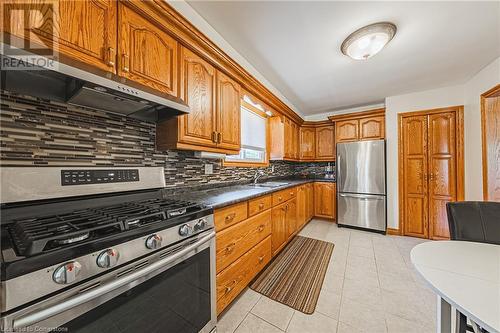 85 Bow Valley Drive, Hamilton, ON - Indoor Photo Showing Kitchen With Stainless Steel Kitchen