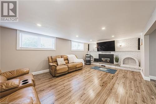 85 Bow Valley Drive, Hamilton, ON - Indoor With Fireplace