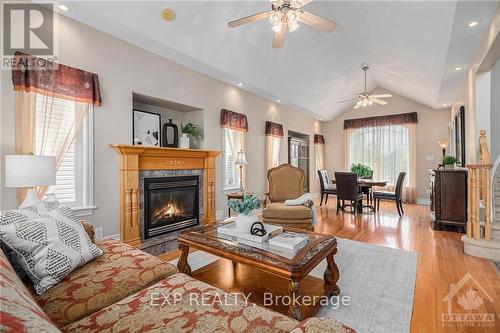 8 Du Boise Street, Russell, ON - Indoor Photo Showing Living Room With Fireplace