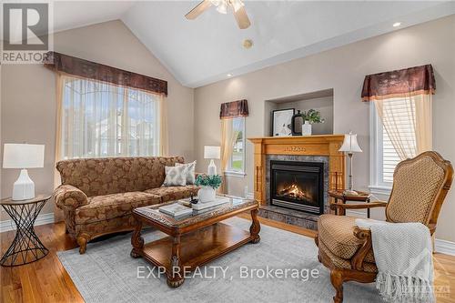 8 Du Boise Street, Russell, ON - Indoor Photo Showing Living Room With Fireplace