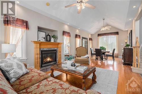 8 Du Boise Street, Embrun, ON - Indoor Photo Showing Living Room With Fireplace