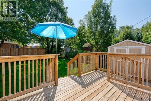 34 Sumach Street, Hamilton, ON - Outdoor With Deck Patio Veranda With Backyard