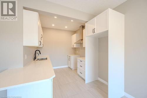 Kitchen - 423 Woolwich Street, Waterloo, ON - Indoor Photo Showing Kitchen With Double Sink