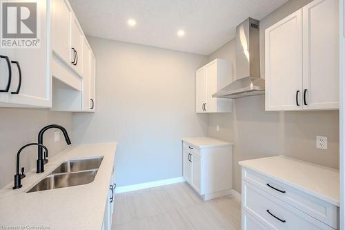 Kitchen - 423 Woolwich Street, Waterloo, ON - Indoor Photo Showing Kitchen With Double Sink