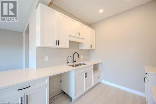 Kitchen - 423 Woolwich Street, Waterloo, ON - Indoor Photo Showing Kitchen With Double Sink