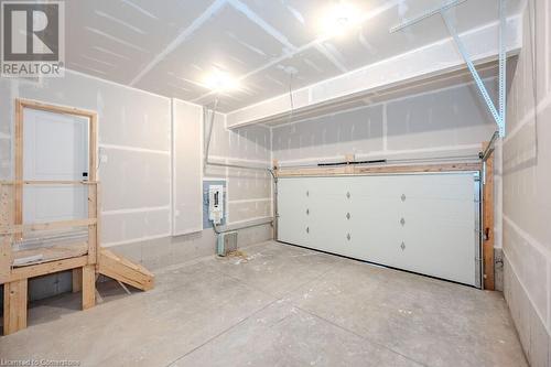 Attached Double Car Garage - 423 Woolwich Street, Waterloo, ON - Indoor Photo Showing Garage