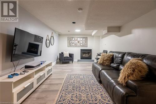 Game Room - 2059 Deer Run Avenue, Burlington, ON - Indoor Photo Showing Living Room With Fireplace