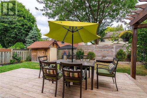 Patio - 2059 Deer Run Avenue, Burlington, ON - Outdoor With Deck Patio Veranda