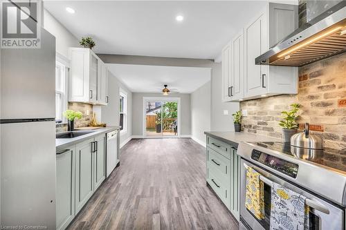 50 Whitfield Avenue, Hamilton, ON - Indoor Photo Showing Kitchen With Upgraded Kitchen