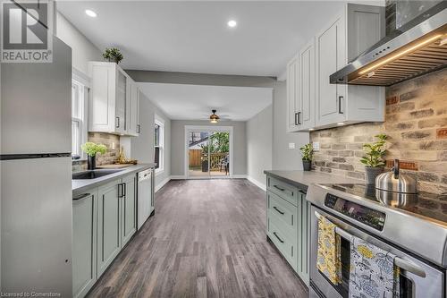 50 Whitfield Avenue, Hamilton, ON - Indoor Photo Showing Kitchen With Upgraded Kitchen