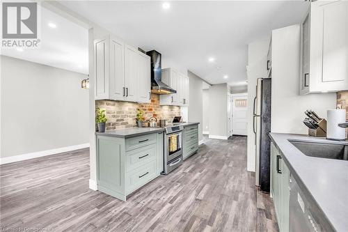 50 Whitfield Avenue, Hamilton, ON - Indoor Photo Showing Kitchen With Upgraded Kitchen