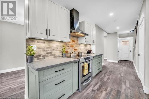 50 Whitfield Avenue, Hamilton, ON - Indoor Photo Showing Kitchen With Upgraded Kitchen