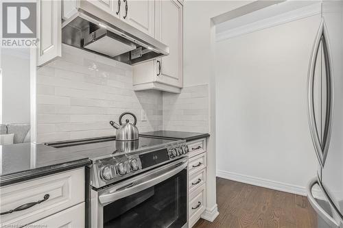 350 Concession Street Unit# 303, Hamilton, ON - Indoor Photo Showing Kitchen With Stainless Steel Kitchen With Upgraded Kitchen