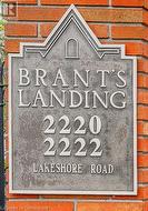 Brants Landing Street Sign - 