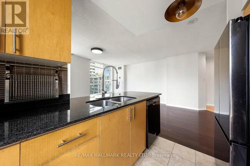 603 - 219 Fort York Boulevard, Toronto (Niagara), ON - Indoor Photo Showing Kitchen With Double Sink