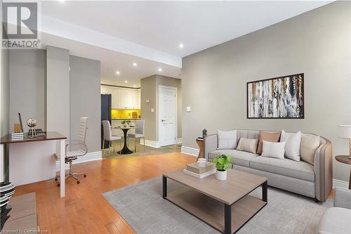 283 King Street E Unit# 206, Hamilton, ON - Indoor Photo Showing Living Room