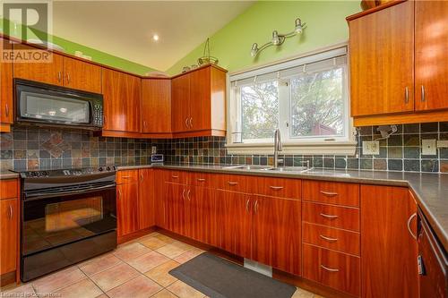 57 Talbot Avenue, Welland, ON - Indoor Photo Showing Kitchen With Double Sink