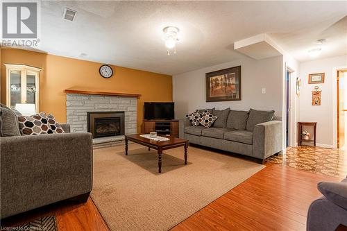 37 Gainsborough Road, Hamilton, ON - Indoor Photo Showing Living Room With Fireplace