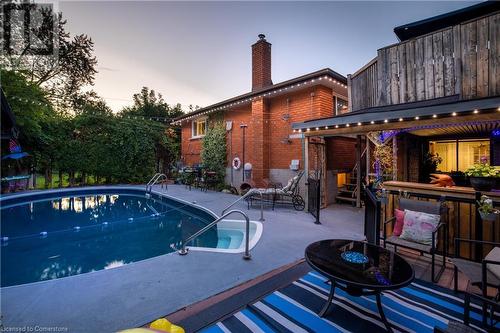 37 Gainsborough Road, Hamilton, ON - Outdoor With In Ground Pool With Exterior