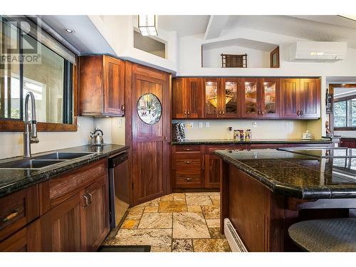 240 Clifton Road N, Kelowna, BC - Indoor Photo Showing Kitchen With Double Sink