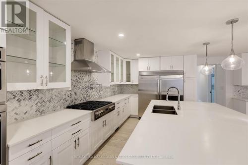 2041 Lilac Drive, Innisfil, ON - Indoor Photo Showing Kitchen With Double Sink With Upgraded Kitchen