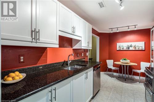 2085 Amherst Heights Drive Unit# 106, Burlington, ON - Indoor Photo Showing Kitchen With Double Sink