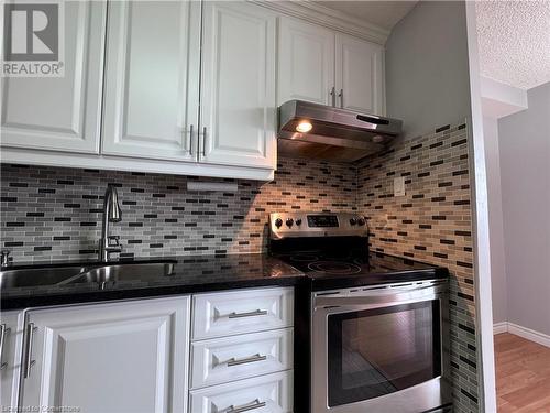 355 Rathburn Road E Unit# 608, Mississauga, ON - Indoor Photo Showing Kitchen With Double Sink With Upgraded Kitchen