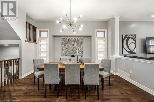 41 Kingsview Drive, Stoney Creek, ON - Indoor Photo Showing Dining Room