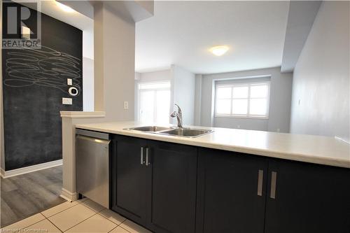 201 Westbank Trail Unit# 23, Hamilton, ON - Indoor Photo Showing Kitchen With Double Sink