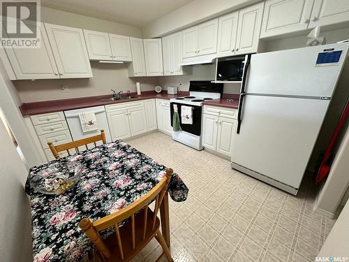 206 1172 103Rd Street, North Battleford, SK - Indoor Photo Showing Kitchen With Double Sink