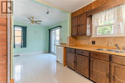 15 Queensbury Road, Fort Erie, ON - Indoor Photo Showing Kitchen With Double Sink