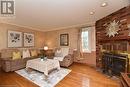 102 Huntingwood Avenue, Hamilton, ON  - Indoor Photo Showing Living Room With Fireplace 