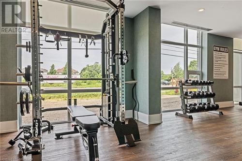 460 Dundas Street E Unit# 607, Hamilton, ON - Indoor Photo Showing Gym Room