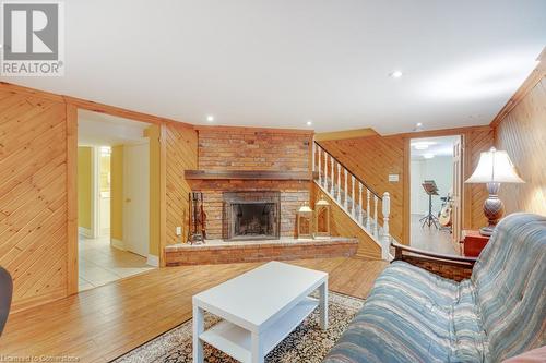 676 King Road, Burlington, ON - Indoor Photo Showing Living Room With Fireplace