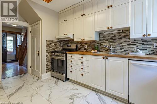 49 Rutherford Avenue, Hamilton, ON - Indoor Photo Showing Kitchen With Double Sink