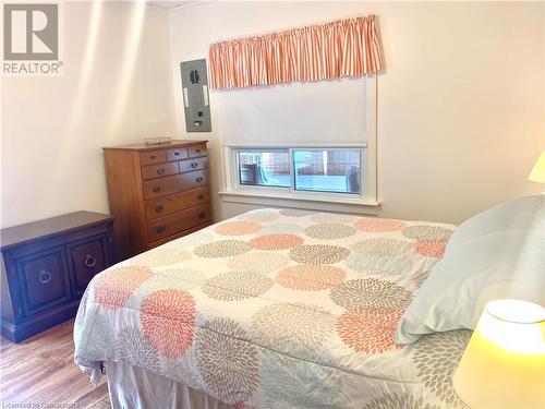 A view to the porch. - 322 Oxford Avenue, Crystal Beach, ON - Indoor Photo Showing Bedroom