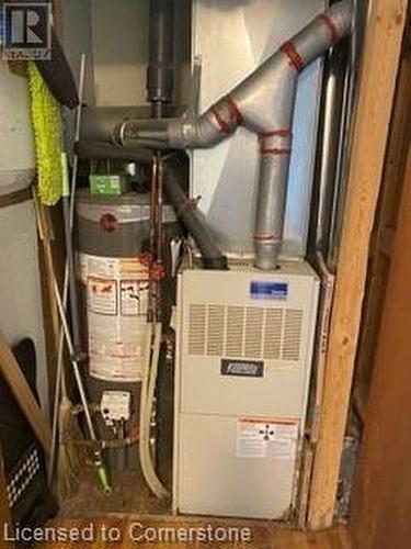 Utility room. Forced air gas furnance and brand new water tank! - 322 Oxford Avenue, Crystal Beach, ON - Indoor Photo Showing Basement