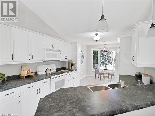 36 Sea Breeze Drive, Port Dover, ON - Indoor Photo Showing Kitchen With Double Sink