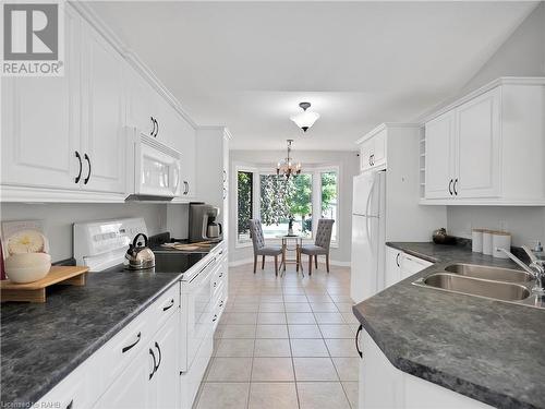 36 Sea Breeze Drive, Port Dover, ON - Indoor Photo Showing Kitchen With Double Sink