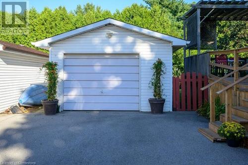 Large extra wide single car garage - 1041 Shepherd'S Drive, Burlington, ON - Outdoor With Exterior